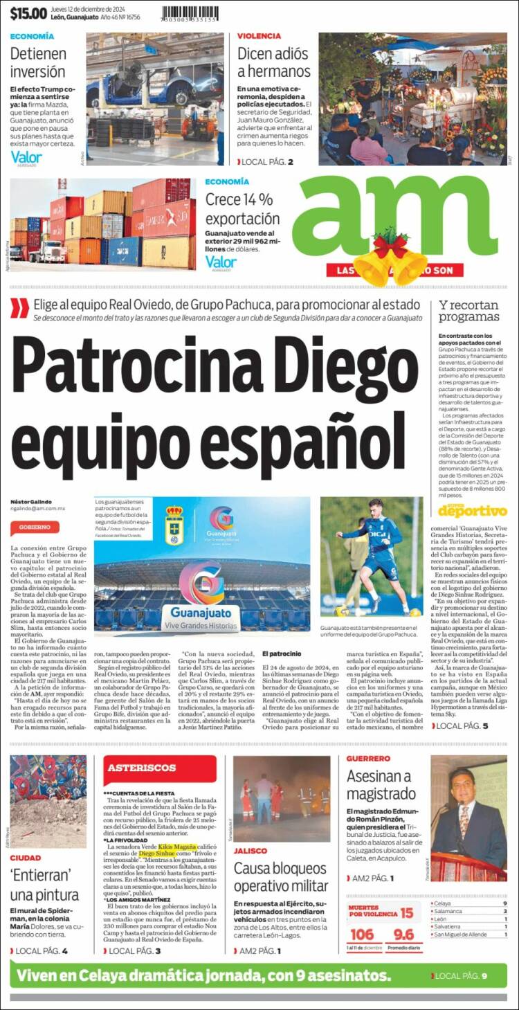 Portada de Al Día A.M. (Mexico)