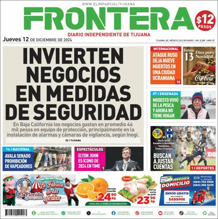 Portada de Frontera (Mexico)