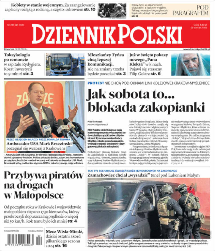 Portada de Dziennik (Poland)