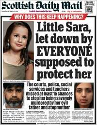 Portada de Scottish Daily Mail (United Kingdom)