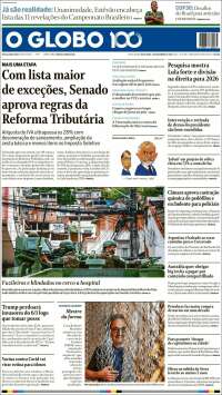 Portada de O Globo (Brasil)