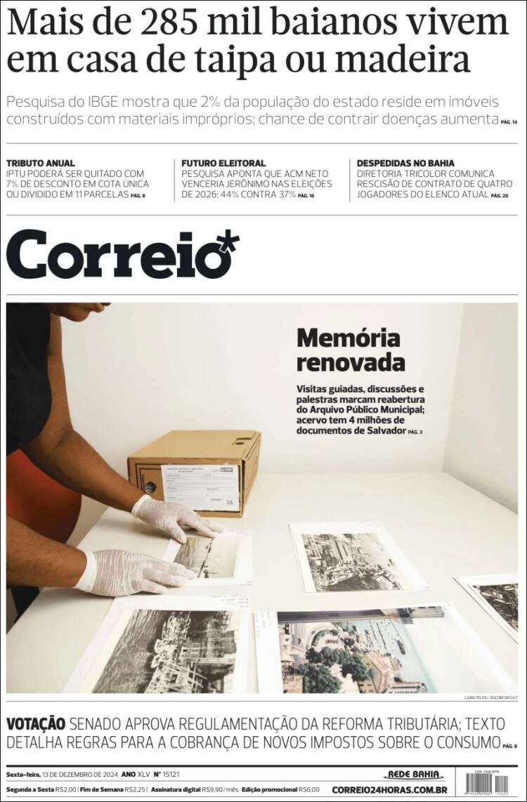 Portada de Correio* (Brasil)