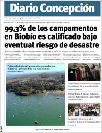 Portada de Diario de Concepción (Chile)