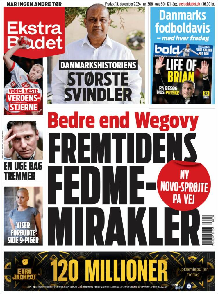 Portada de Ekstra Bladet (Denmark)