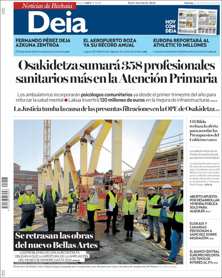 Portada de Deia (España)