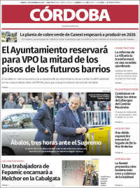 Portada de Diario de Córdoba (España)