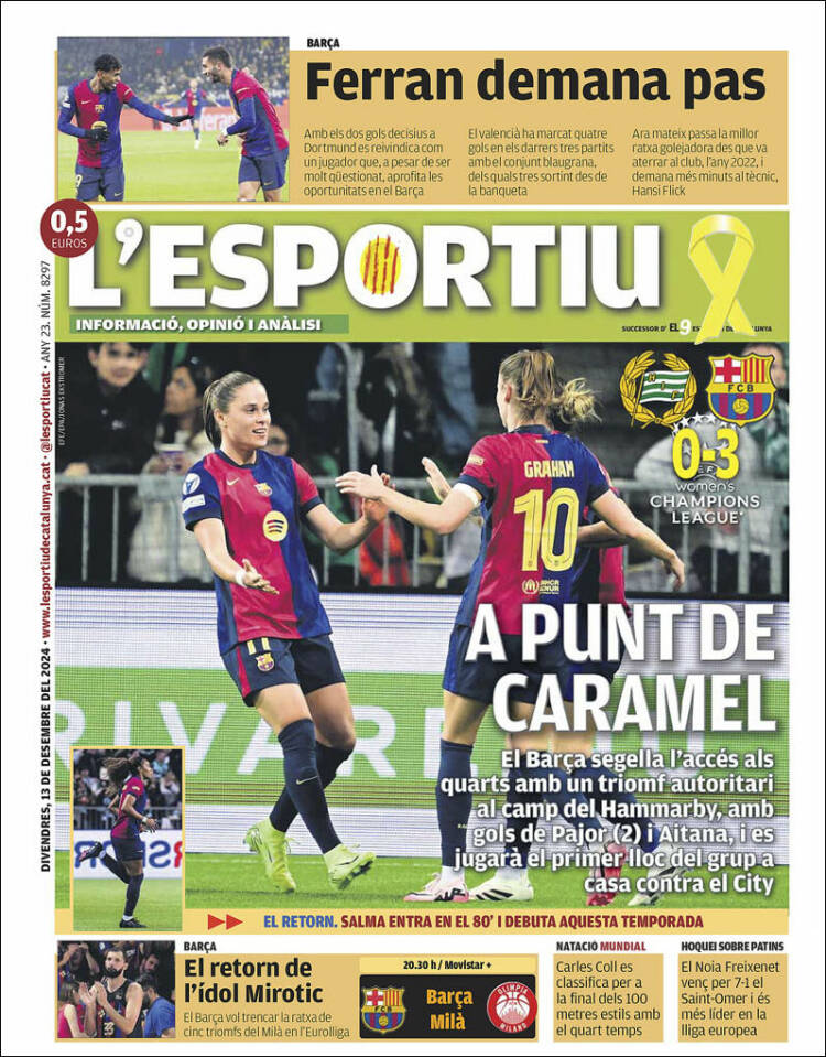 Portada de L'Esportiu (España)