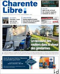 Portada de Charente Libre (Francia)