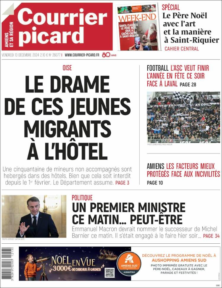 Portada de Courrier Picard (France)