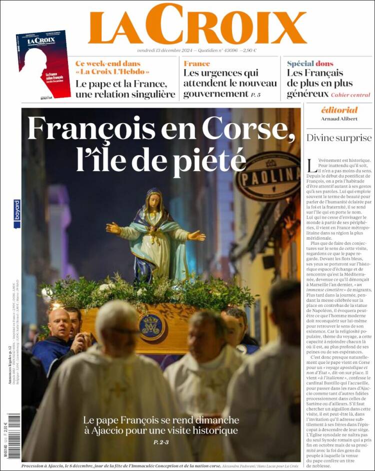 Portada de La Croix (France)