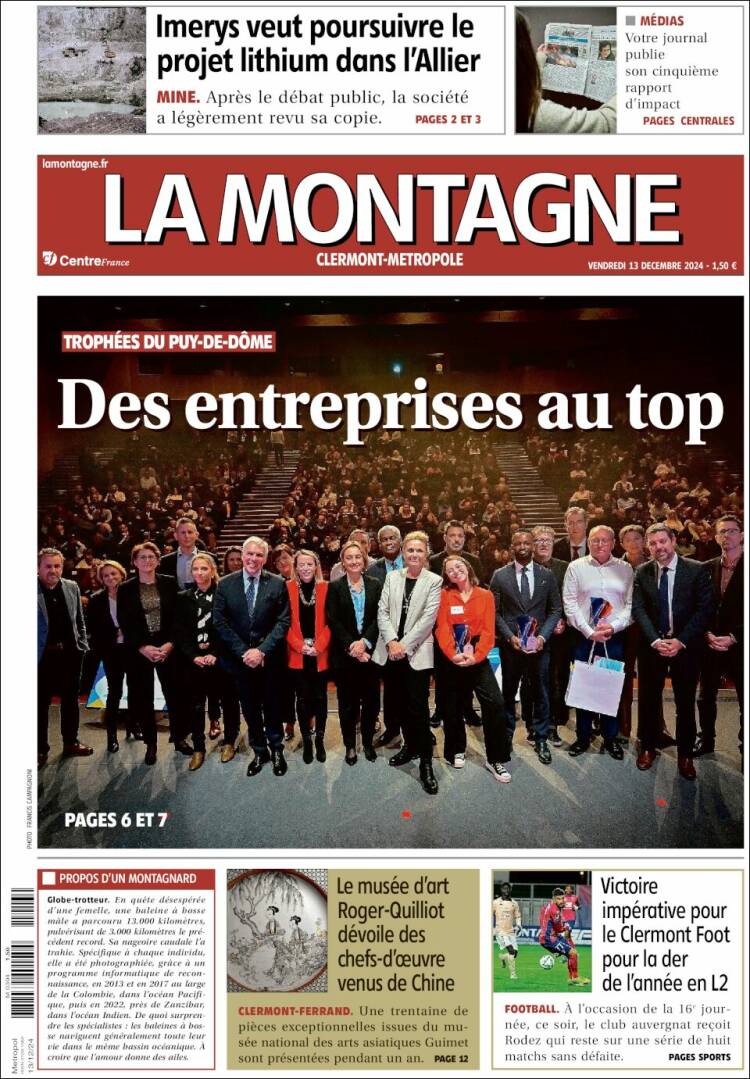 Portada de La Montagne (France)