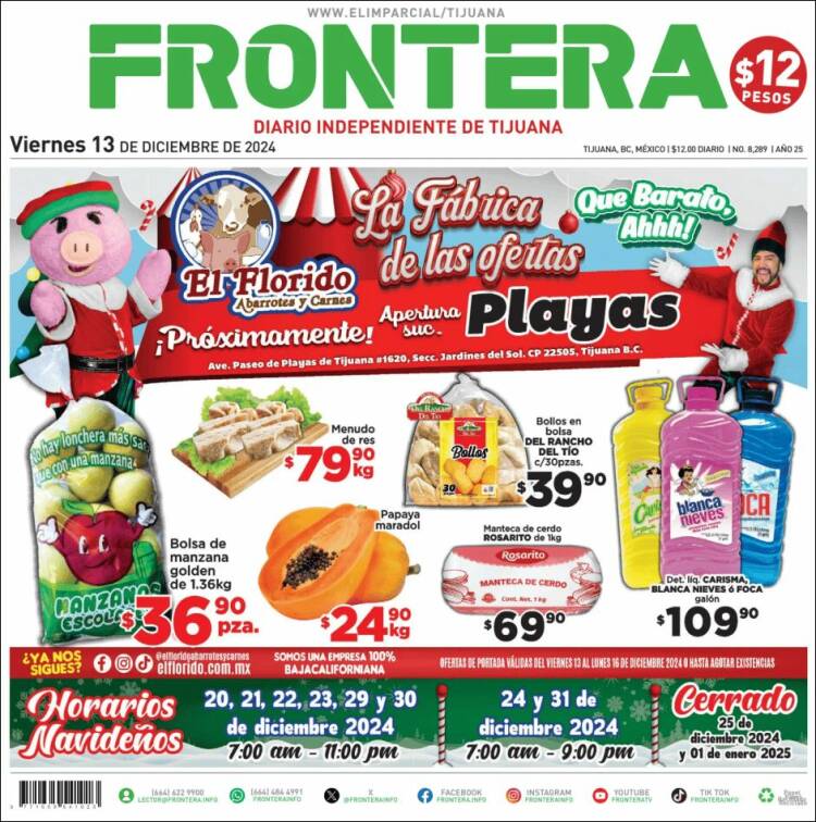 Portada de Frontera (México)