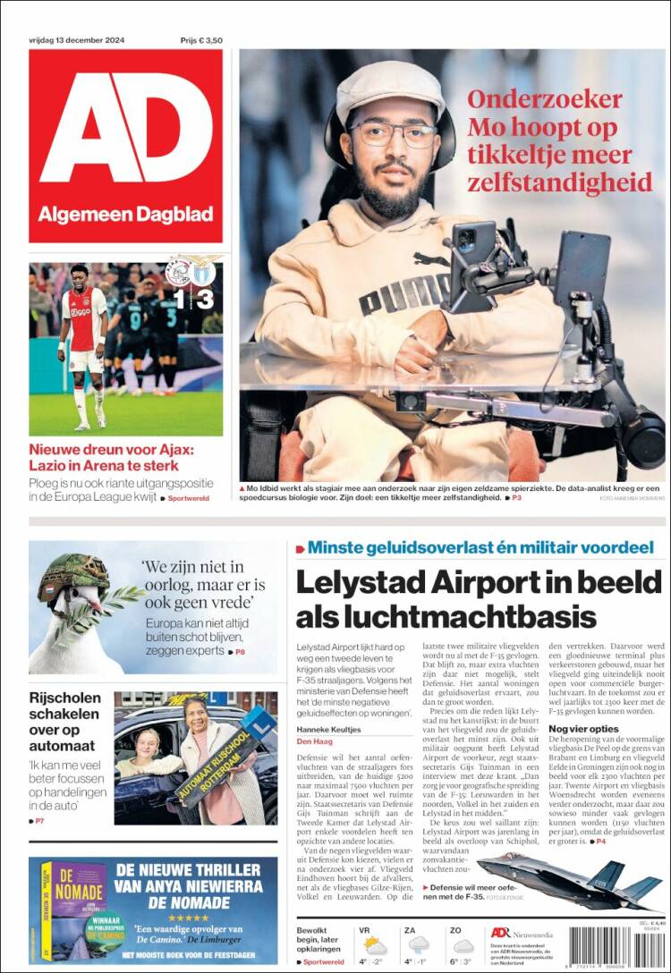 Portada de AD (Netherlands)