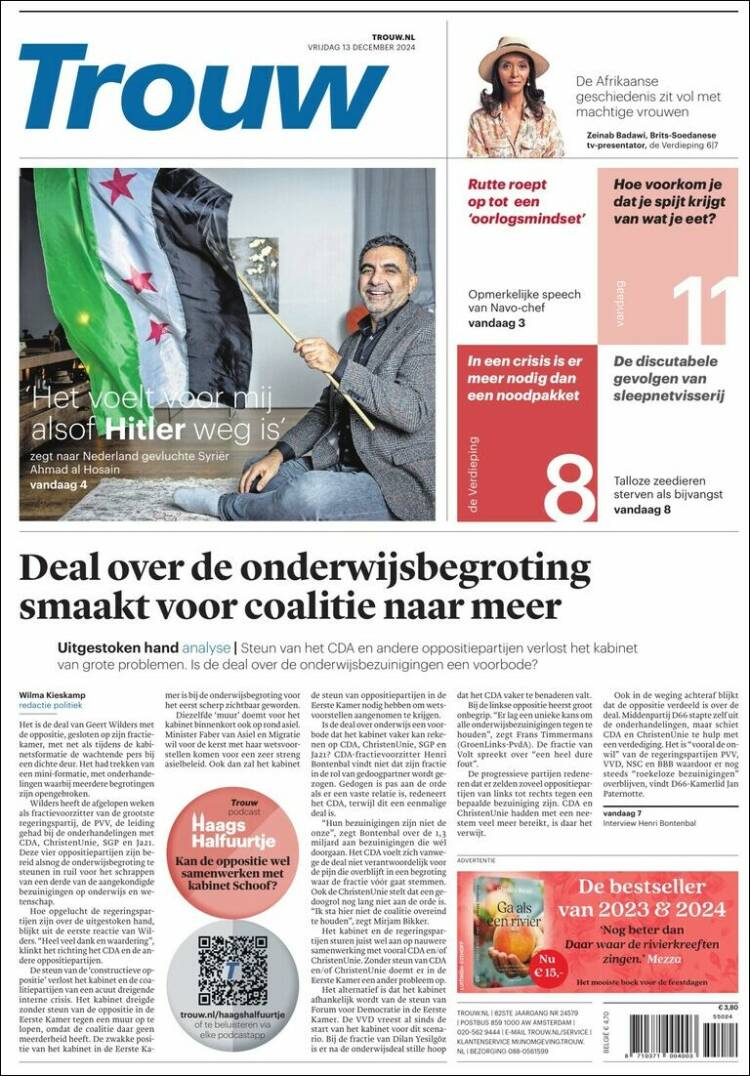 Portada de Trouw (Netherlands)