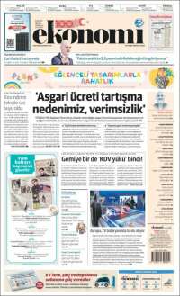 Portada de Dünya (Turquía)