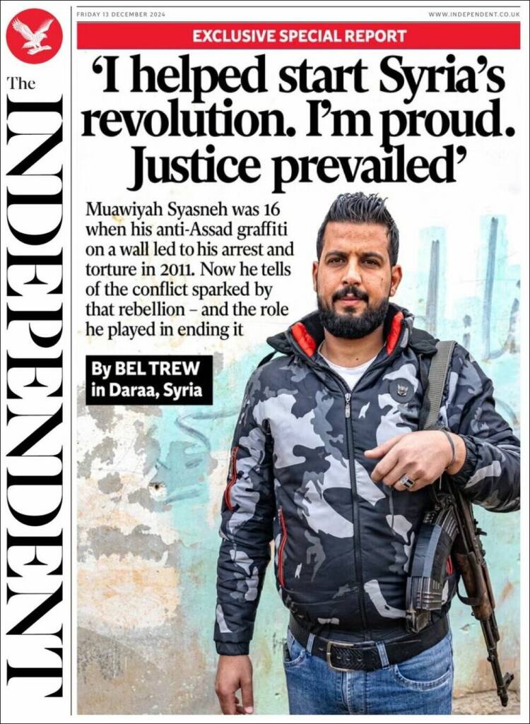 Portada de The Independent (United Kingdom)