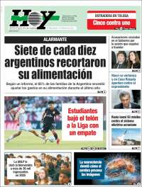 Portada de Diario Hoy (Argentina)