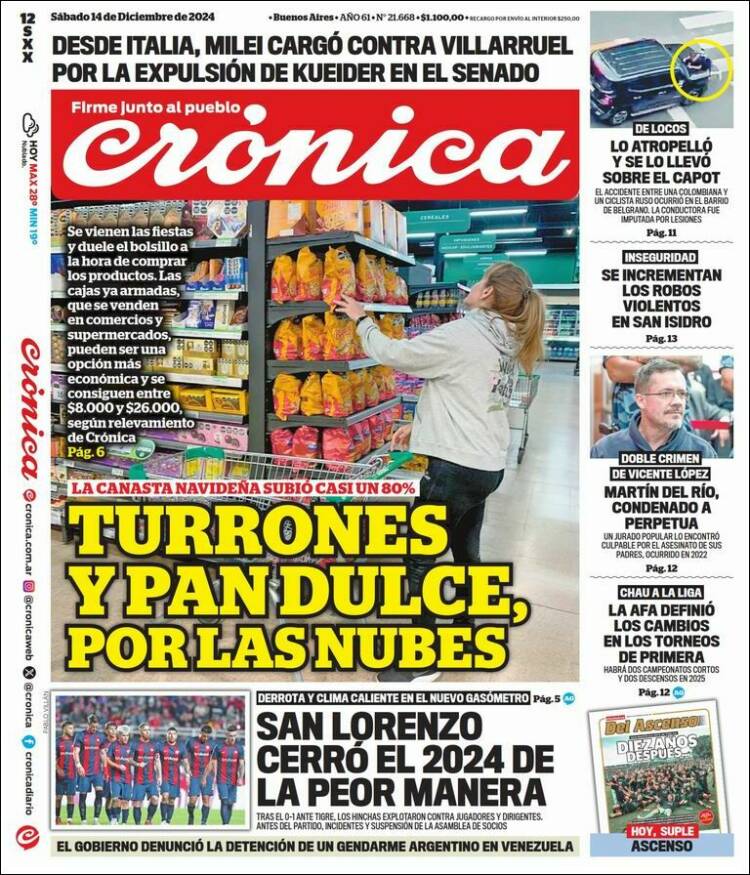 Portada de La Voz del Chaco (Argentina)