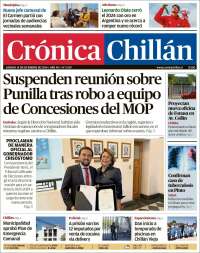 Portada de Crónica Chillán (Chile)