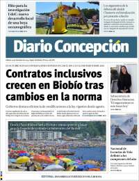 Portada de Diario de Concepción (Chile)