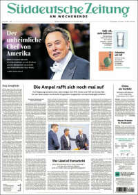 Portada de Sueddeutsche (Germany)