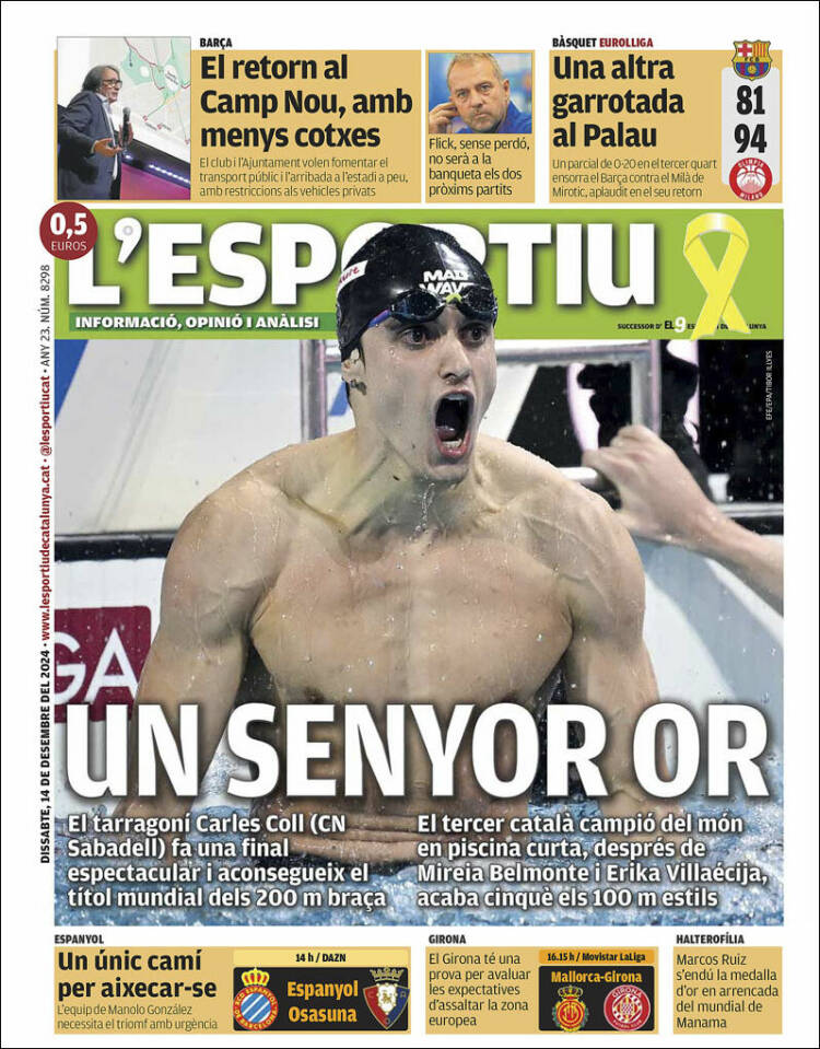 Portada de L'Esportiu (España)