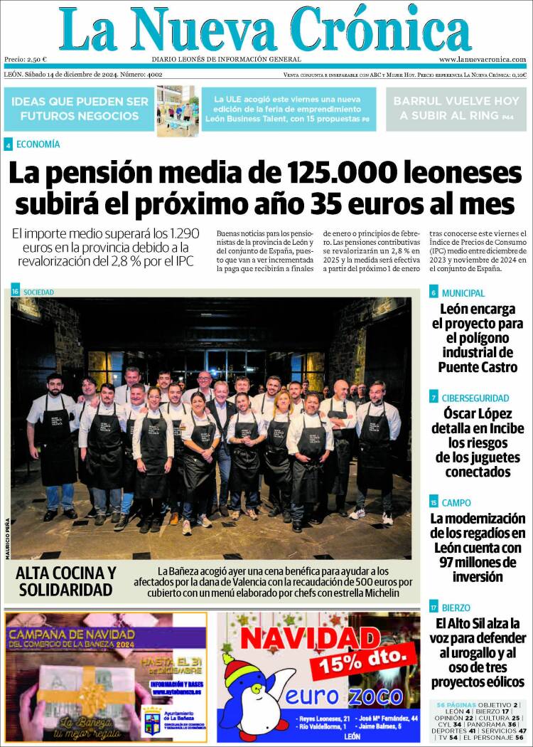 Portada de La Nueva Crónica (España)