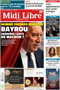 Portada de Midi Libre (Francia)