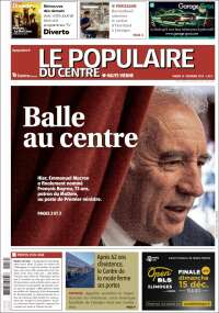 Portada de Le Populaire du Centre (Francia)