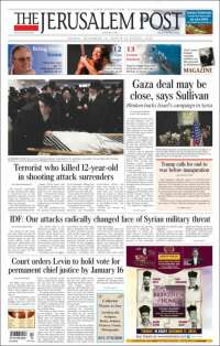 Portada de The Jerusalem Post (Israel)