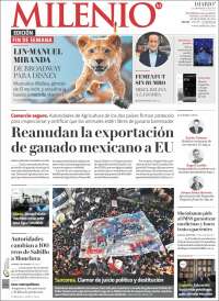 Portada de Milenio - Laguna (México)