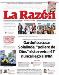 Portada de La Razón (México)