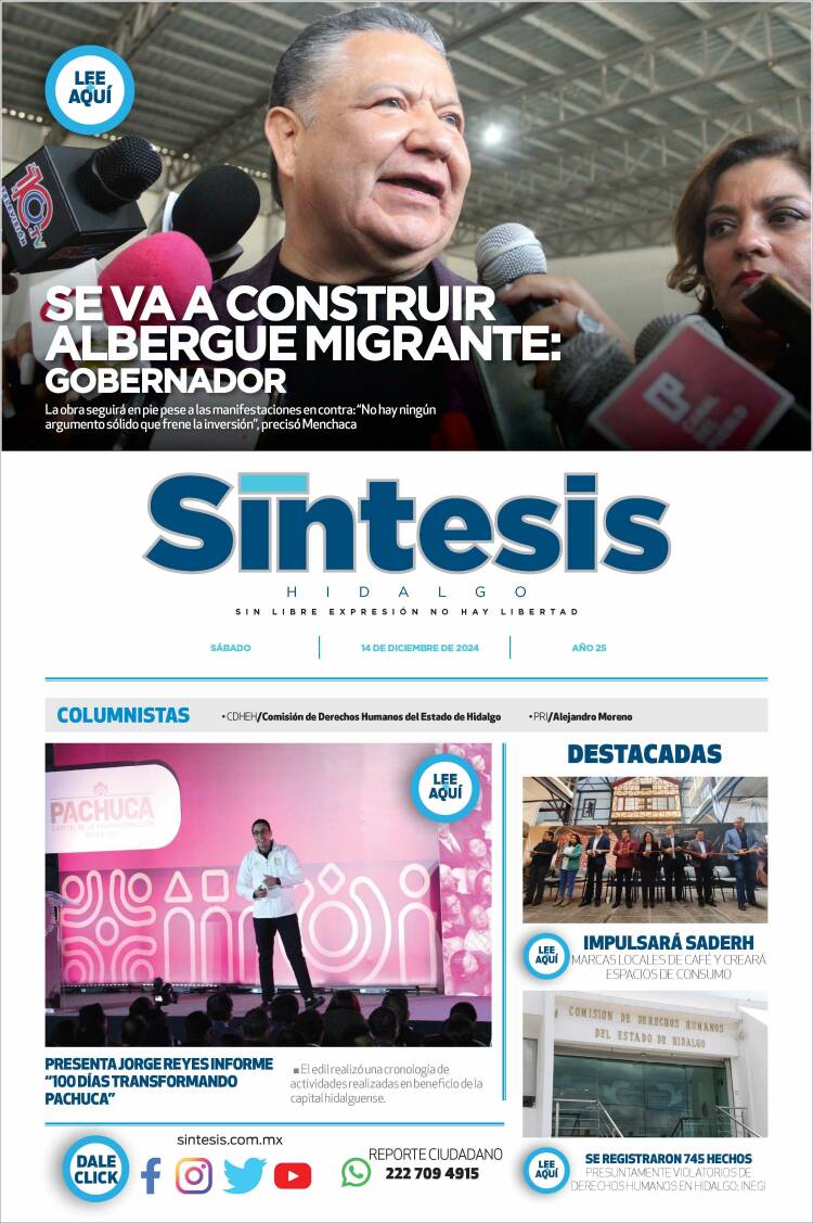 Portada de Sistesis - Hidalgo (México)