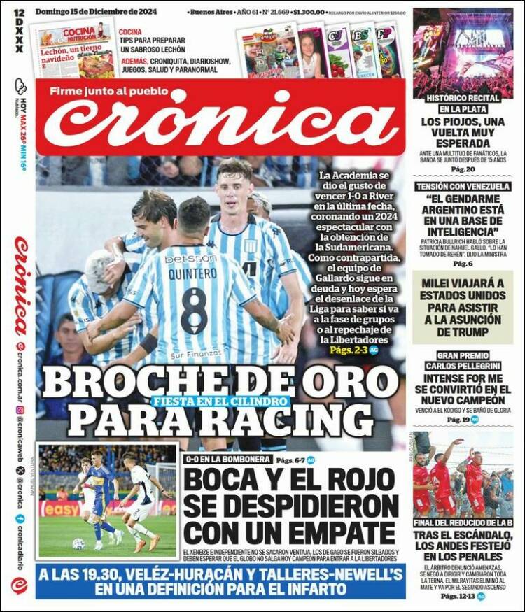 Portada de La Voz del Chaco (Argentina)