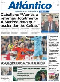 Portada de Atlántico Diario (España)