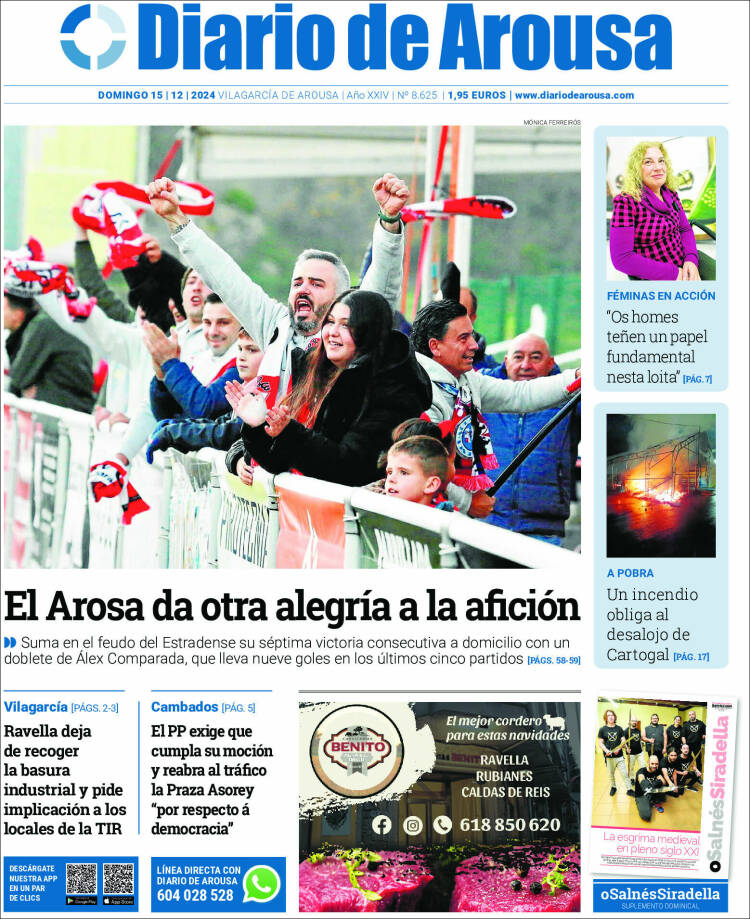 Portada de Diario de Arousa (España)