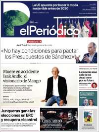 Portada de El Periódico (España)