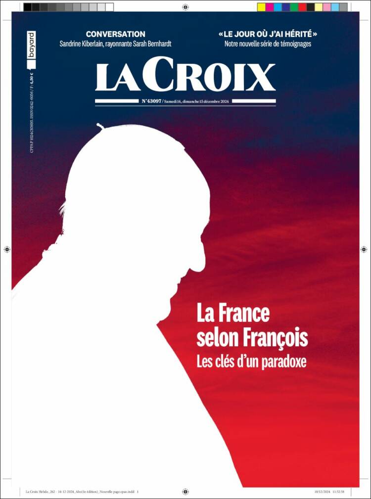 Portada de La Croix (Francia)