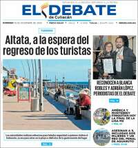 Portada de El Debate de Culiacán (Mexico)