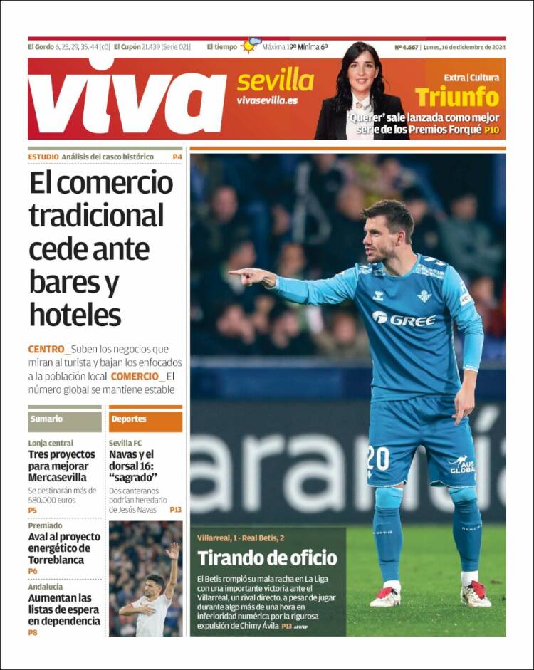 Portada de Viva Sevilla (España)