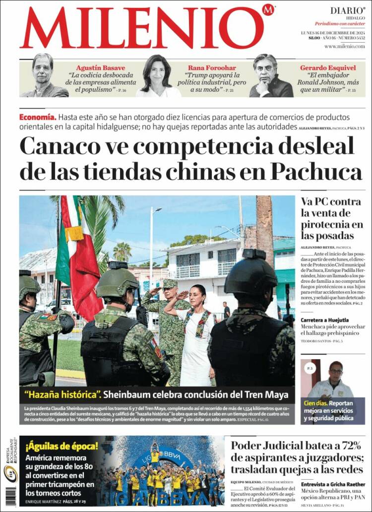 Portada de Milenio de Hidalgo (México)