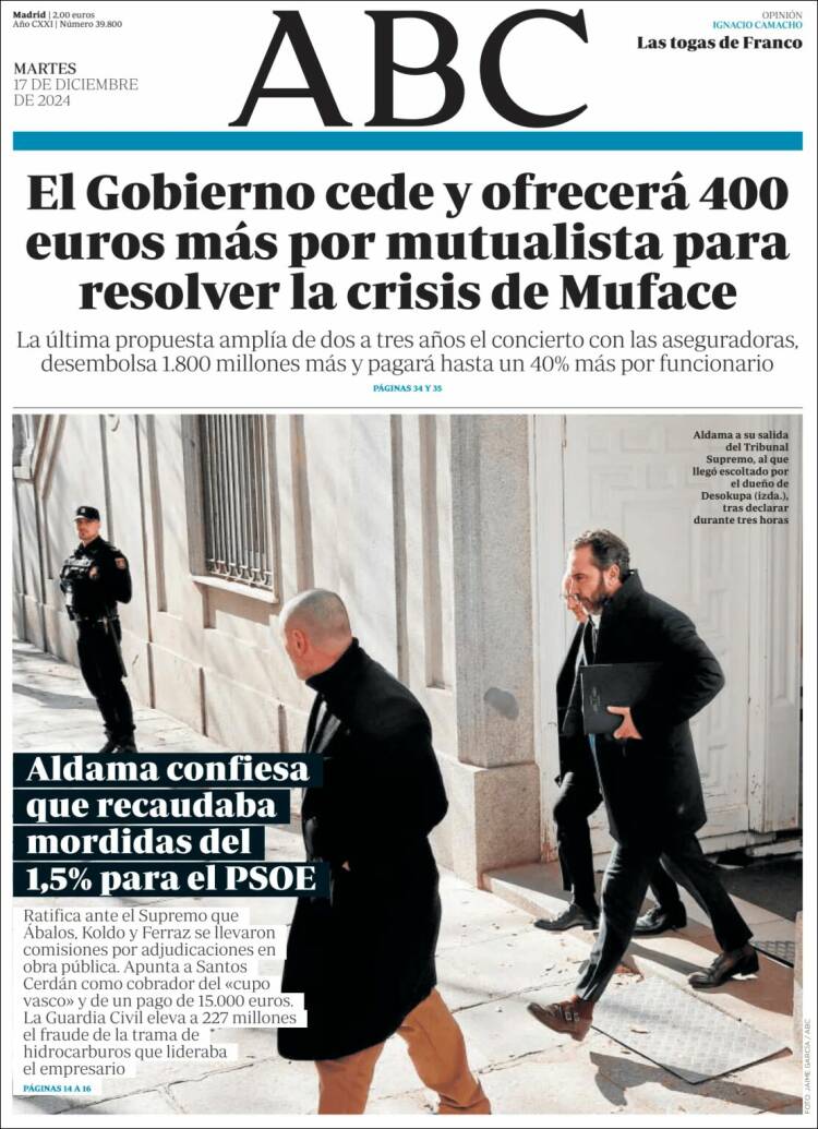 Portada de ABC (España)