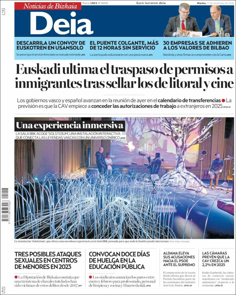 Portada de Deia (España)