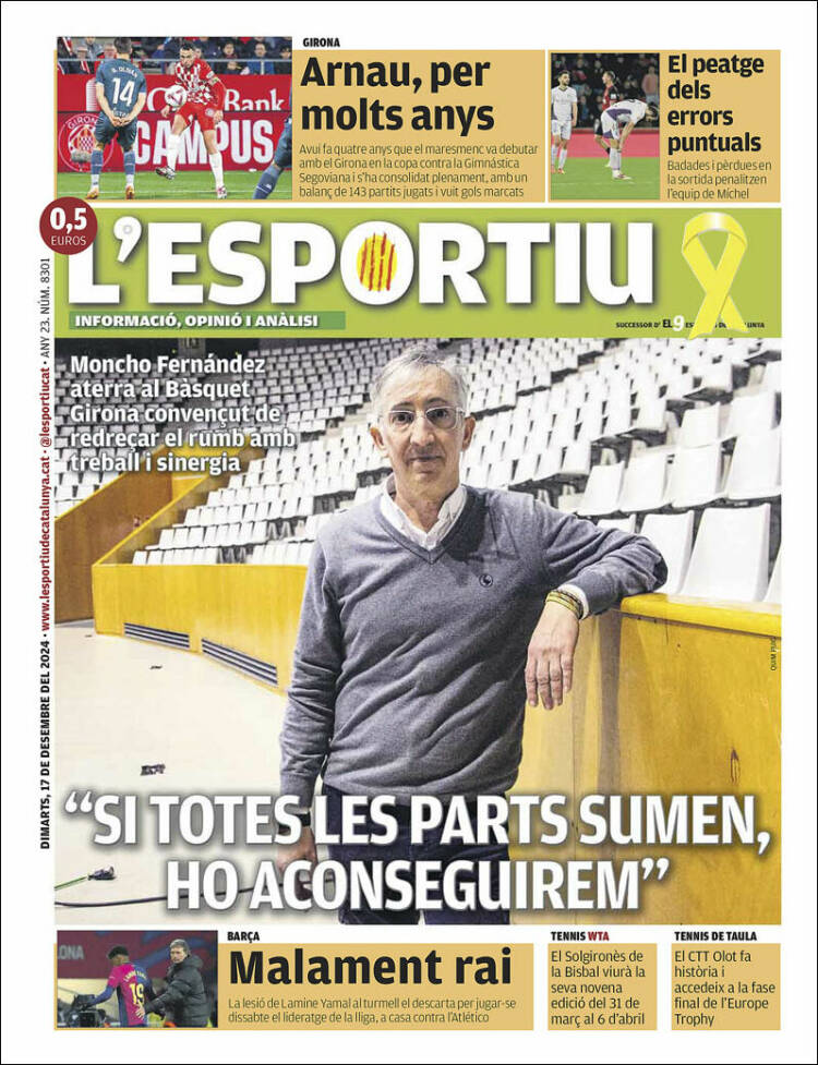 Portada de L'Esportiu : Girona (España)