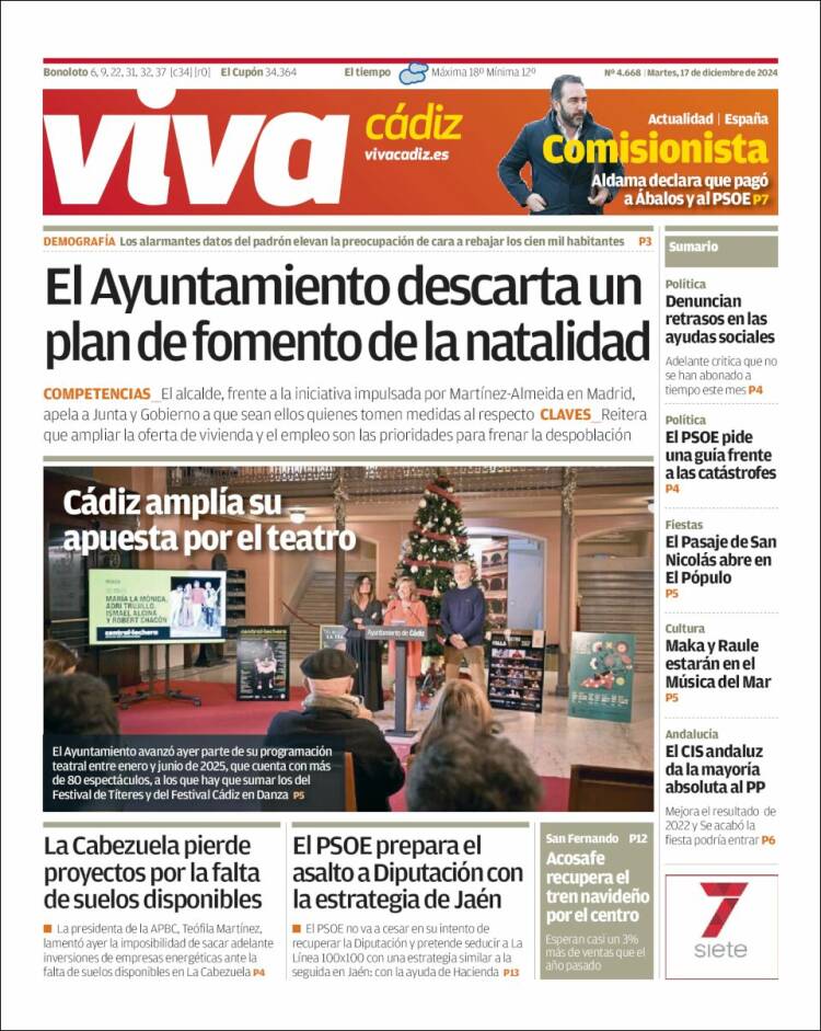 Portada de Información - Cadiz (España)