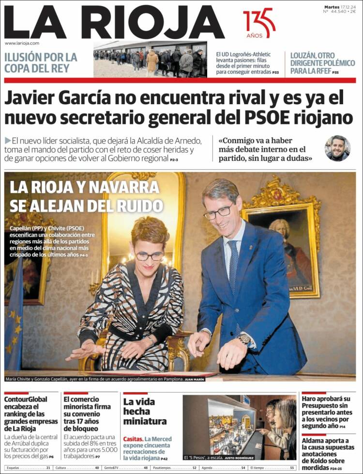 Portada de La Rioja (España)