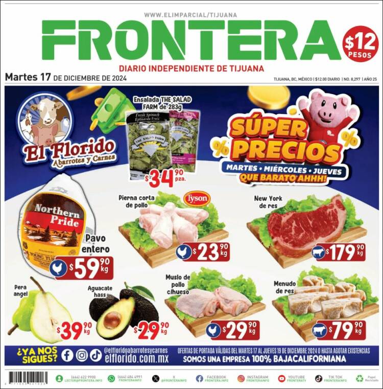 Portada de Frontera (México)