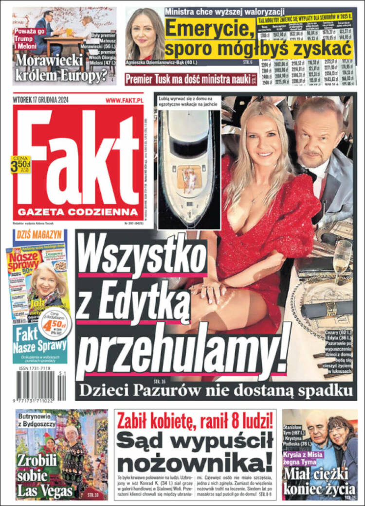 Portada de Fakt (Polonia)
