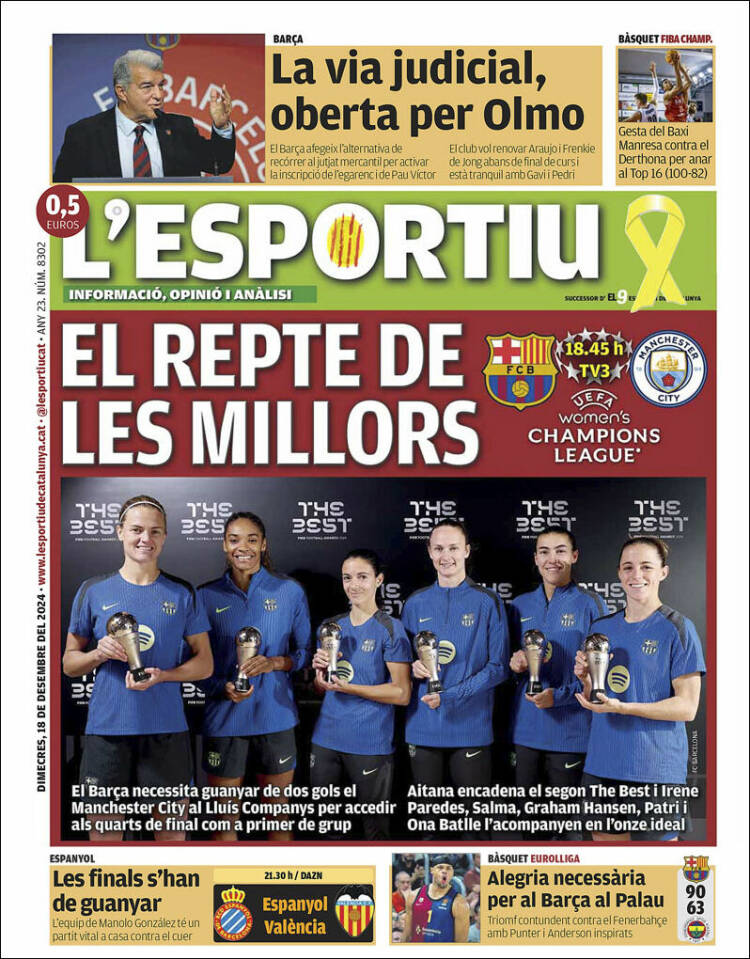 Portada de L'Esportiu (España)