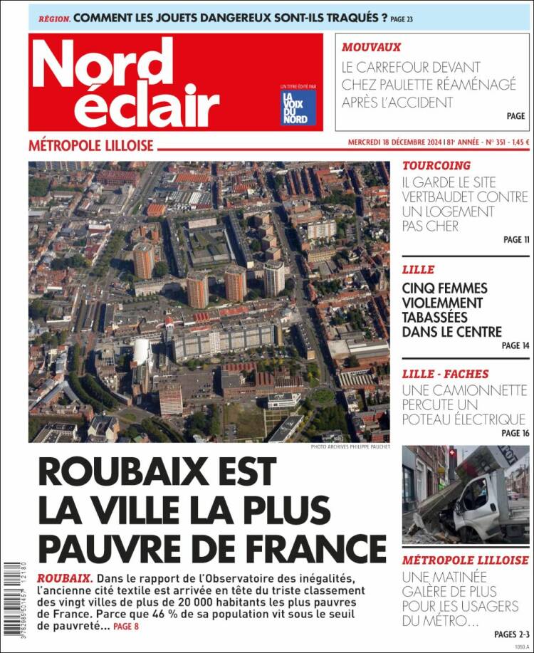 Portada de Nord Éclair (Francia)